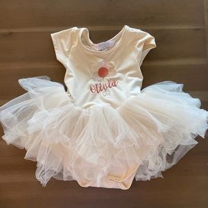 Adorable ILovePlum Tutu with custom embroidery